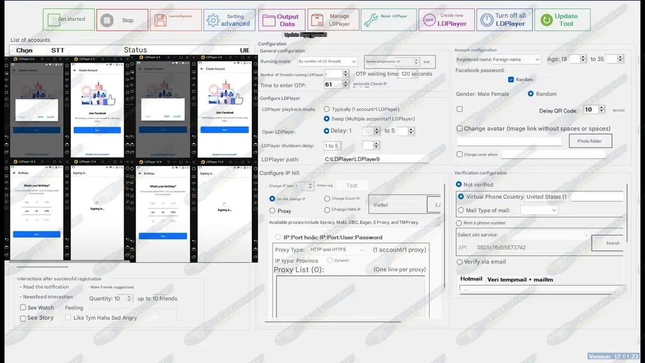 Facebook Account Creator Tool 12.01.23