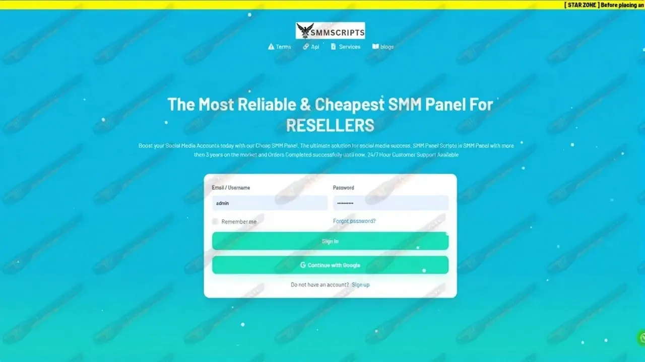 Super Rental Panel Modified Script – SMM Scripts