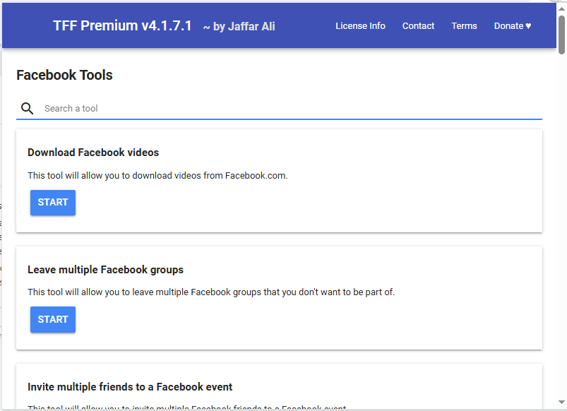 Toolkit for Facebook – TFF Premium v4.1.6